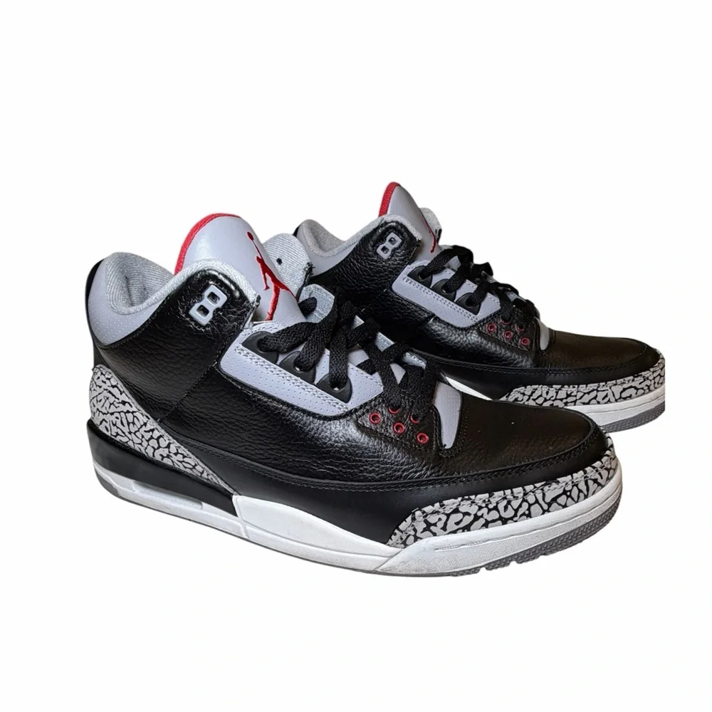 Nike Air Jordan 3 Retro OG Black Cement sneakers size 13 men